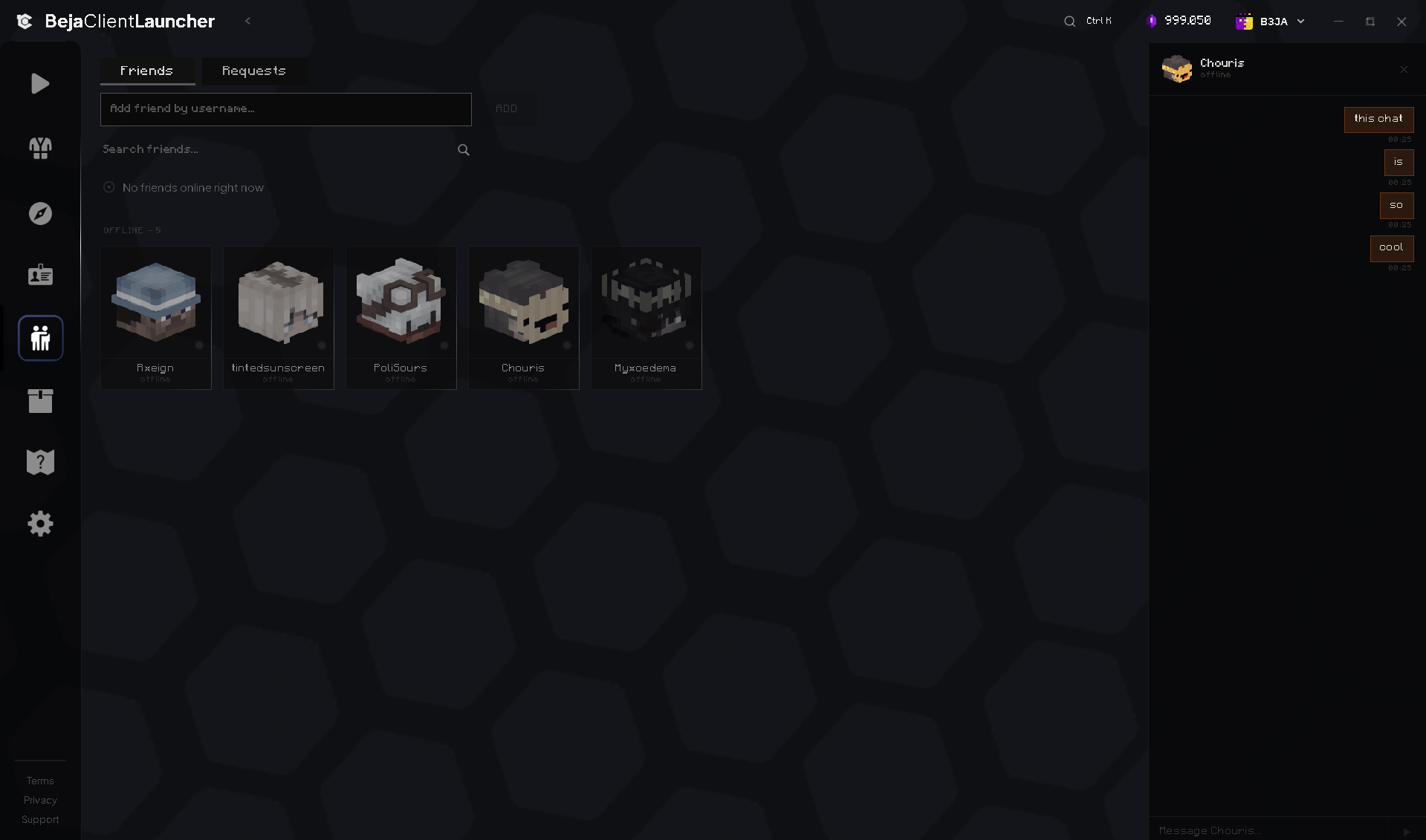 Friend chat